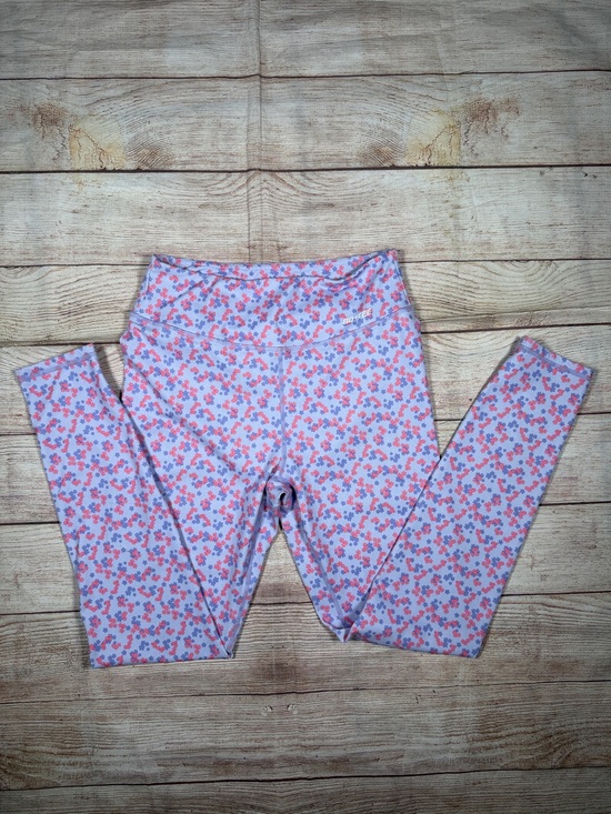 Bo + Tee Pants - Floral Lavender High-Waist Leggings for Women